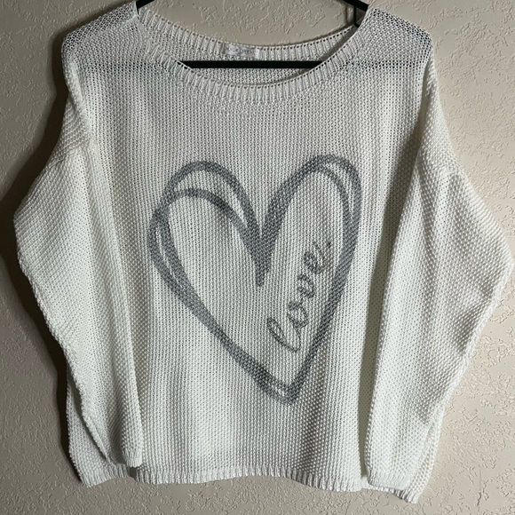 New Without Tag Made In Italy Crop Sweater Size Small - Picture 1 of 3